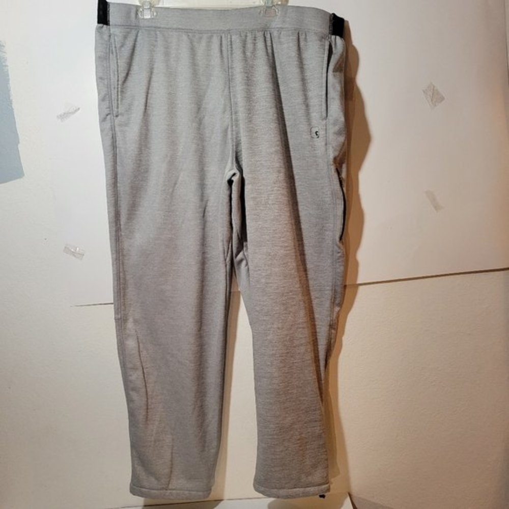 Men's And 1 Sweatpants Silver Size 3XL
